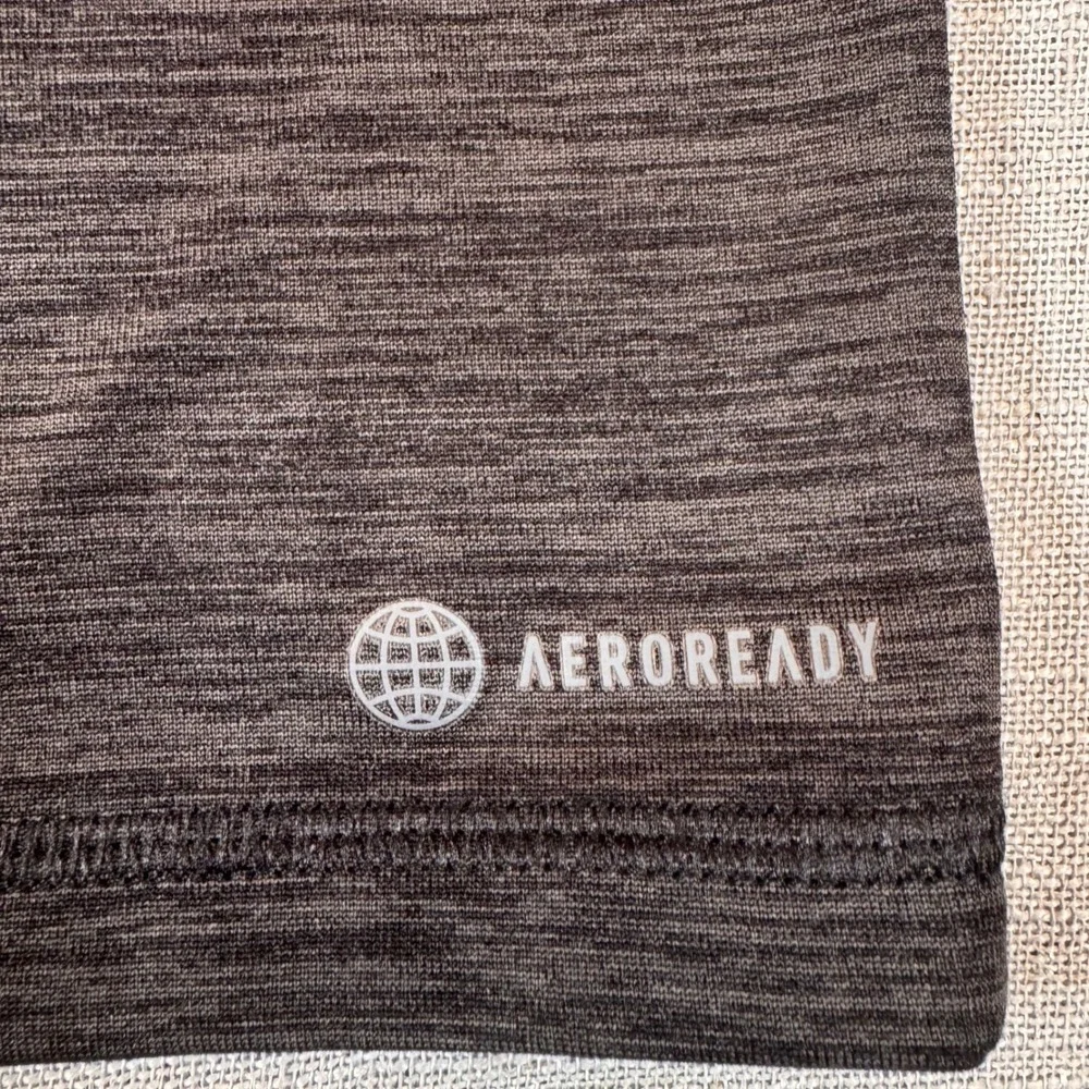 Adidas AEROREADY XL‎ Kids T-Shirt Gray Heather Athletic Training Top